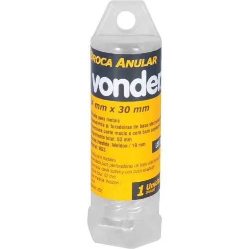 Broca anular encaixe Weldon 14 mm x 30 mm 