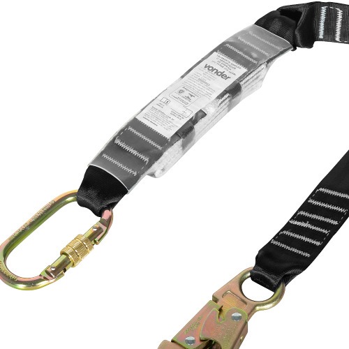 Talabarte simples com absorvedor de energia - TFV 343AB Talabarte simples com absorvedor de energia - TFV 343AB