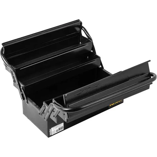 Caixa metálica para ferramentas com 5 gavetas 40 x 19 x 20 cm