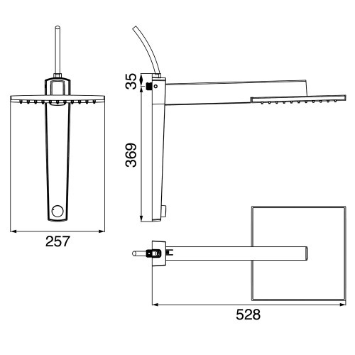 Chuveiro eletrnico 6800 watts 220V preto - Acqua Century