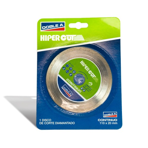 Disco diamantado plus 110 mm liso para azulejos e cerâmica - Hipercut Disco diamantado plus 110 mm liso para azulejos e cerâmica - Hipercut