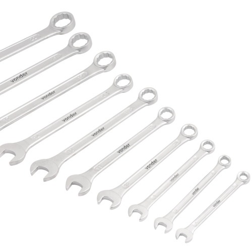 Jogo de chave combinada 6 a 22 mm 10 peas