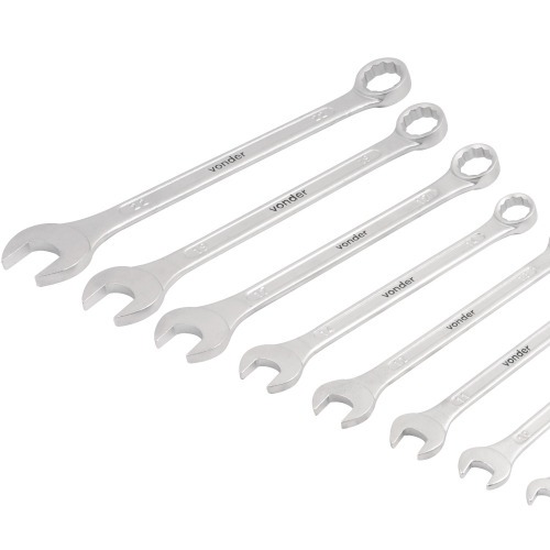 Jogo de chave combinada 6 a 22 mm 10 peas