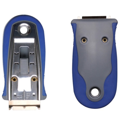 Raspador de segurança com lâmina retrátil e substituível 4 cm - RV040 Raspador de segurança com lâmina retrátil e substituível 4 cm - RV040