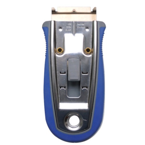 Raspador de segurança com lâmina retrátil e substituível 4 cm - RV040 Raspador de segurança com lâmina retrátil e substituível 4 cm - RV040