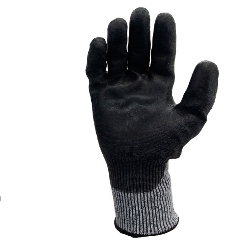 Luva de segurana em polister e fibra de vidro com revestimento em PU