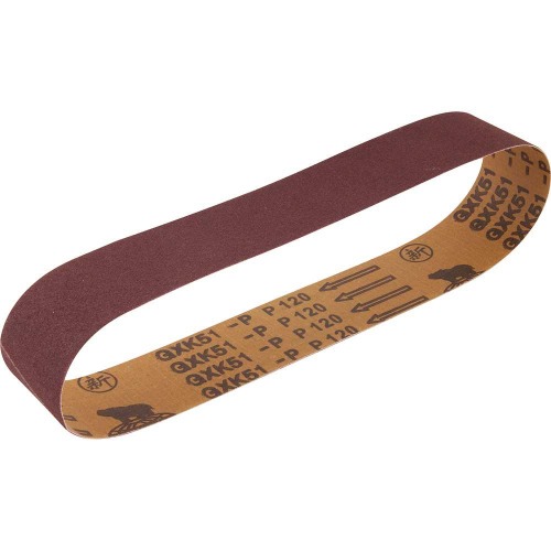 Cinta de lixa 50 mm x 686 mm G 120 com 5 peças   Cinta de lixa 50 mm x 686 mm G 120 com 5 peças