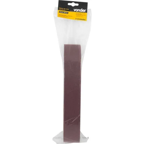 Cinta de lixa 50 mm x 686 mm G 60 com 5 peças  