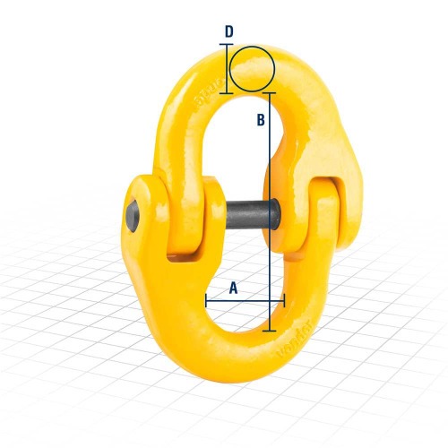 Elo de ligação para corrente 13 mm Elo de ligação para corrente 13 mm