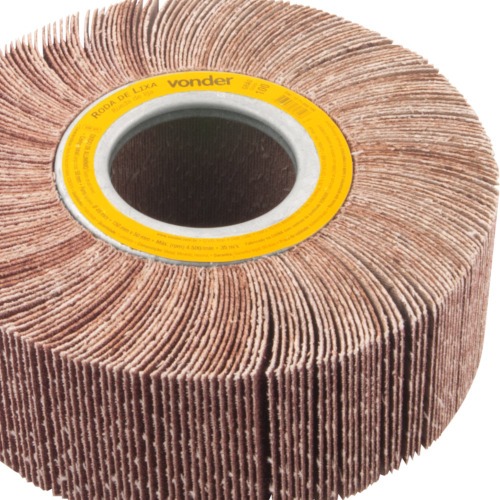 Roda de lixa 150 mm x 50 mm sem haste grão 100 Roda de lixa 150 mm x 50 mm sem haste grão 100