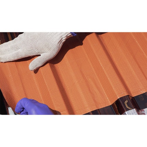 Fita manta asfáltica telhado terracota auto adesiva 30 cm x 10 m - Vedatudo Fita manta asfáltica telhado terracota auto adesiva 30 cm x 10 m - Vedatudo