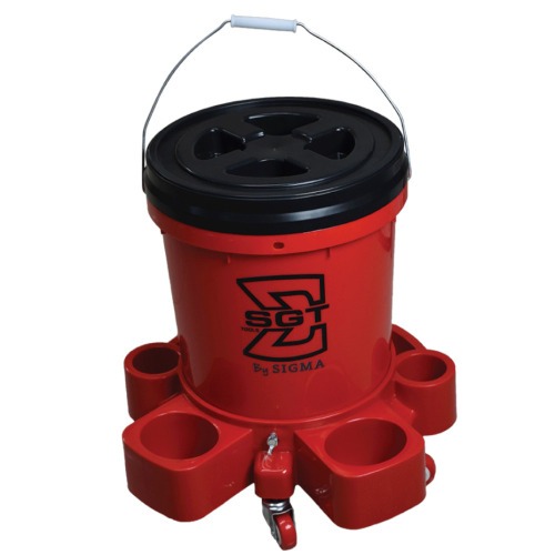 Balde separador de part�culas com carrinho 360 graus