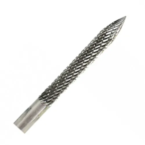 Broca fresa 8mm metal duro para reparo de pneus