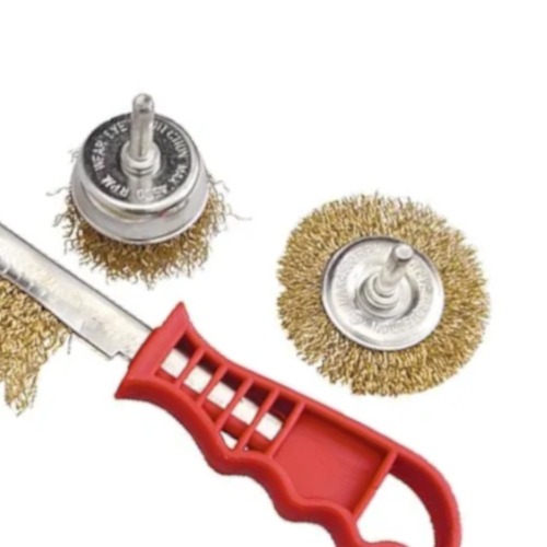 Jogo de escovas de aço com 3 peças - 744849 Jogo de escovas de aço com 3 peças - 744849