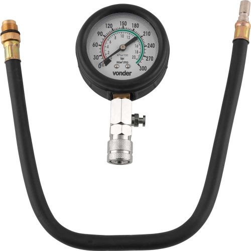 Medidor de compress�o para motor 0 - 300 PSI