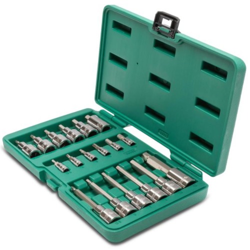 Jogo de soquete com ponta allen 3 a 12 mm encaixe 1/4 Jogo de soquete com ponta allen 3 a 12 mm encaixe 1/4