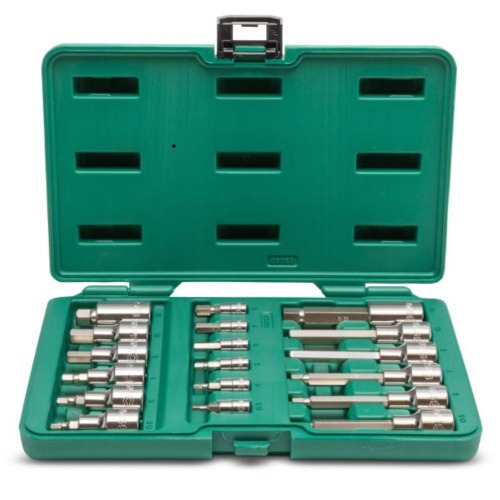 Jogo de soquete com ponta allen 3 a 12 mm encaixe 1/4 Jogo de soquete com ponta allen 3 a 12 mm encaixe 1/4