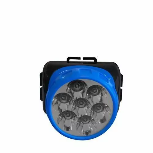 Lanterna de cabeça recarregável 7 leds