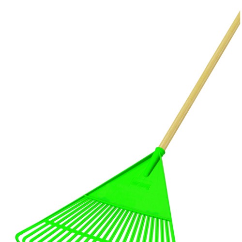 Vassoura tipo ancinho em plstico com cabo - FJ-1011