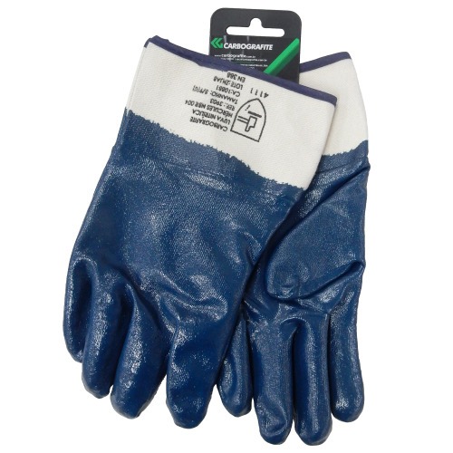 Luva nitrlica em borracha e algodo - Hrcules