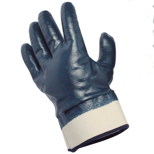 Luva nitrlica em borracha e algodo - Hrcules