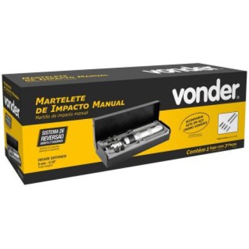Martelete de impacto manual com 6 bits