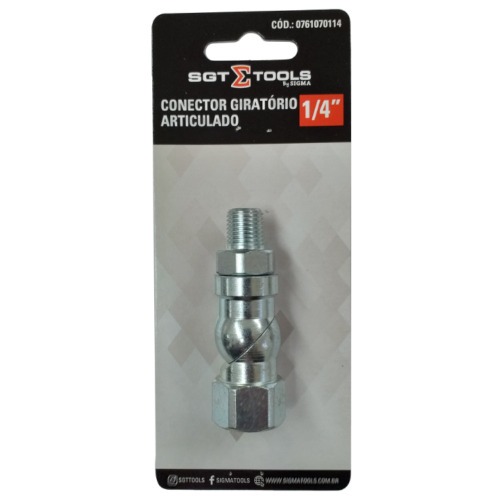 Conector de ar giratório articulado 1/4 Conector de ar giratório articulado 1/4