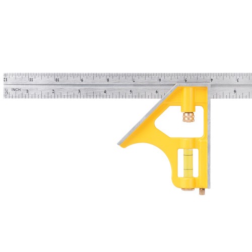 Esquadro de ao combinado 12