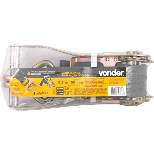 Cinta com catraca para amarrao de carga 2/4 toneladas - CT 400