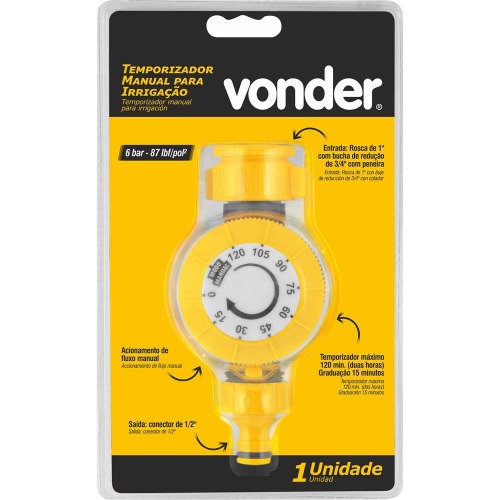 Temporizador manual para irrigao