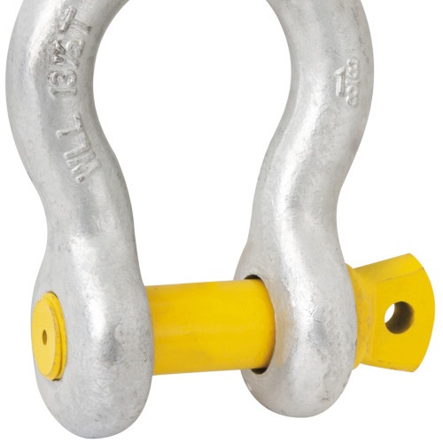 Manilha curva para cabo de ao 3/4