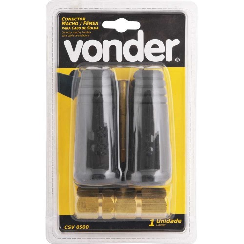 Conector r�pido macho/ f�mea 13 mm para cabo de solda