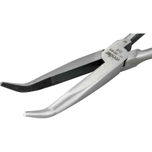 Alicate bico meia cana curvo longo 11