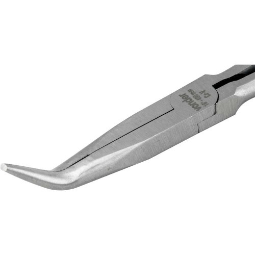 Alicate bico meia cana curvo extralongo 16