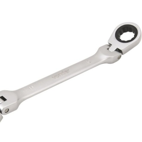 Chave estrela articulável 12 x 13 mm com catraca aço cromo vanádio Chave estrela articulável 12 x 13 mm com catraca aço cromo vanádio