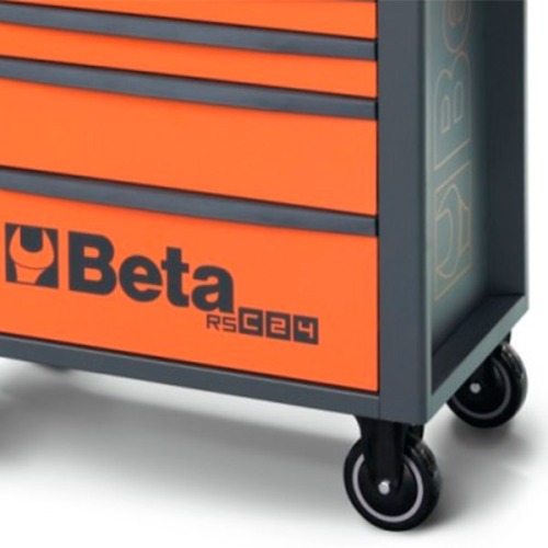Carrinho para ferramentas com 7 gavetas laranja - RSC24/7 Carrinho para ferramentas com 7 gavetas laranja - RSC24/7