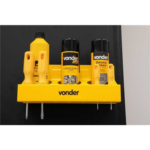 Prateleira magnética para chaves e latas de spray Prateleira magnética para chaves e latas de spray