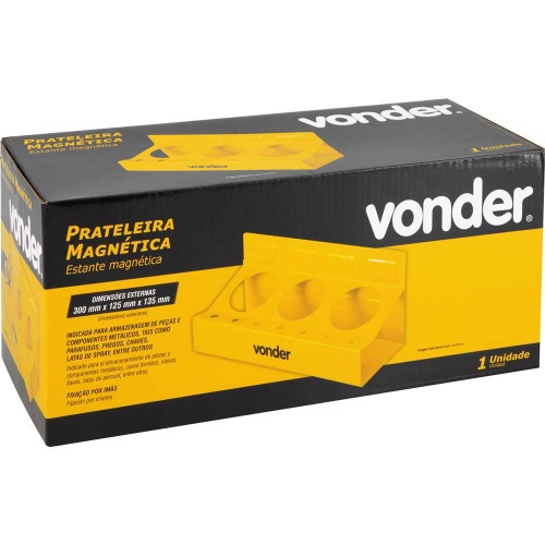 Prateleira magnética para chaves e latas de spray Prateleira magnética para chaves e latas de spray