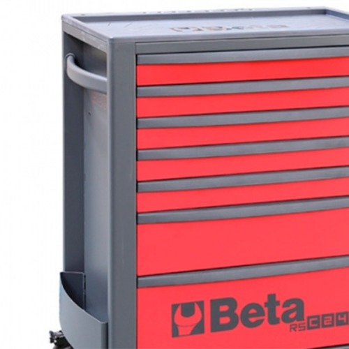 Carrinho para ferramentas com 7 gavetas vermelho - RSC24/7 
