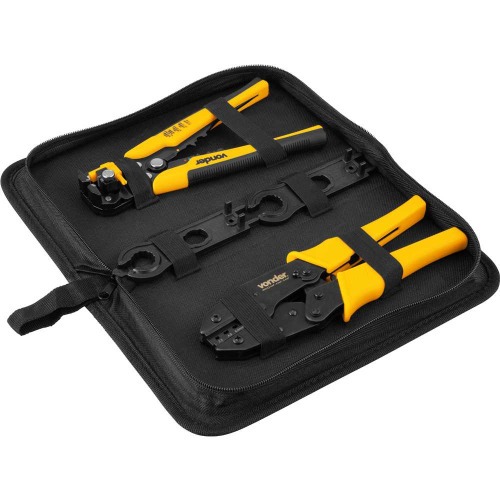 Jogo de alicate crimpador e desencapador Jogo de alicate crimpador e desencapador