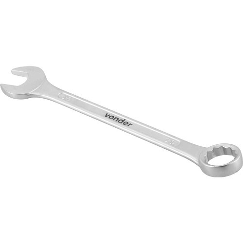 Chave combinada reta 25mm a�o cromo van�dio