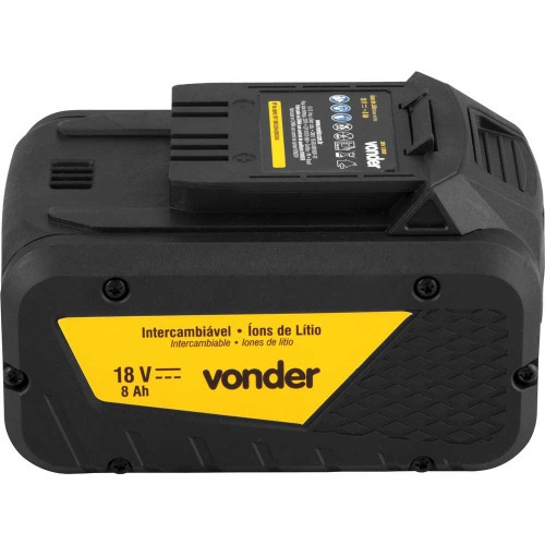 Bateria 18v 8Ah ons de ltio intercambivel- IBV 1880