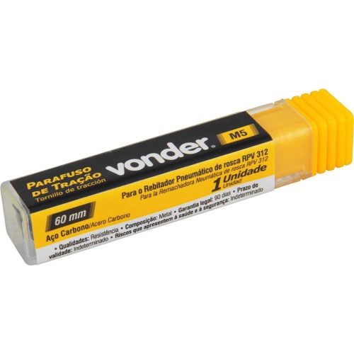 Parafuso de tração M5 para pinador Pneumático de Rosca RPV 312 Parafuso de tração M5 para pinador Pneumático de Rosca RPV 312