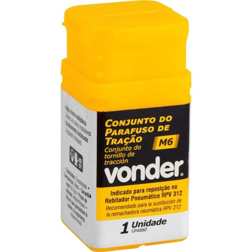 Jogo parafuso de trao M6 para rebitador RPV 312 com 4 peas