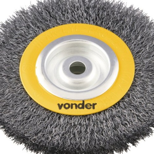 Escova de a�o circular ondulada 6 x 1 x 5/8