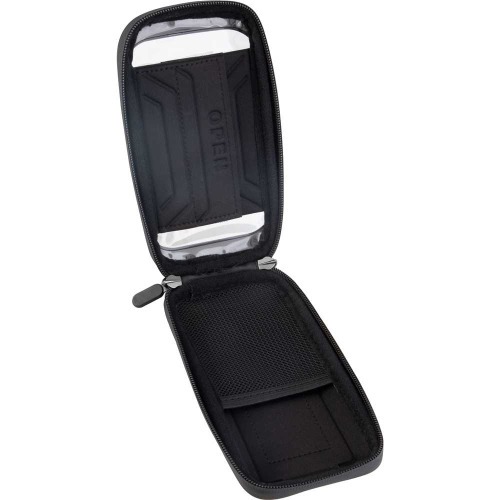 Bolsa dupla com porta-celular para bicicleta Bolsa dupla com porta-celular para bicicleta