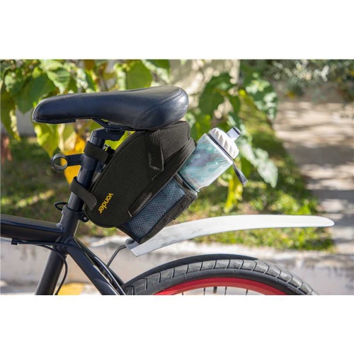 Bolsa de selim com suporte de garrafa d?gua para bicicleta