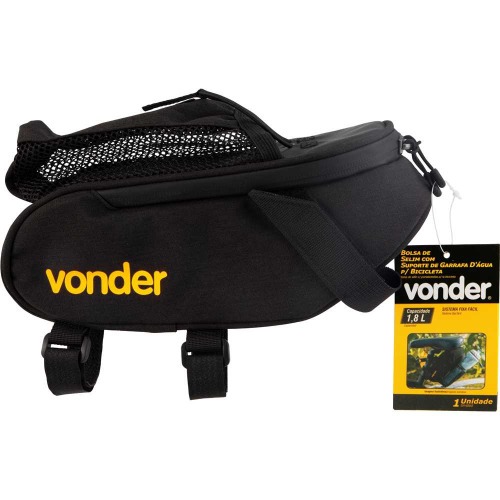 Bolsa de selim com suporte de garrafa d?gua para bicicleta