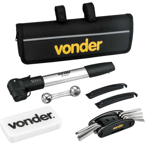 Jogo de ferramentas para bicicleta com 7 peas