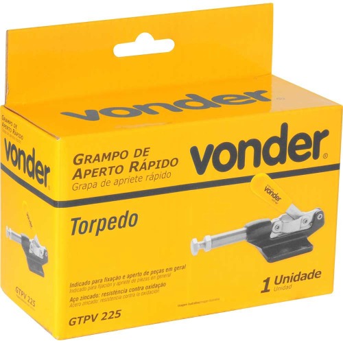 Grampo de aperto rápido torpedo - GTPV 225  Grampo de aperto rápido torpedo - GTPV 225